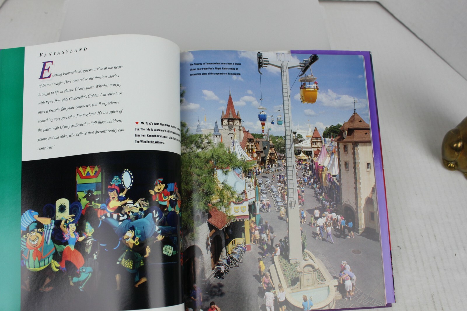 Walt Disney World Disney Kingdom Editions Purple Hardcover Book with Dust Jacket