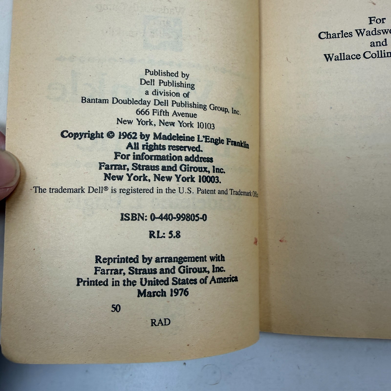 A Wrinkle in Time by Madeleine L’Engle 1976 Vintage Paperback Stranger Things