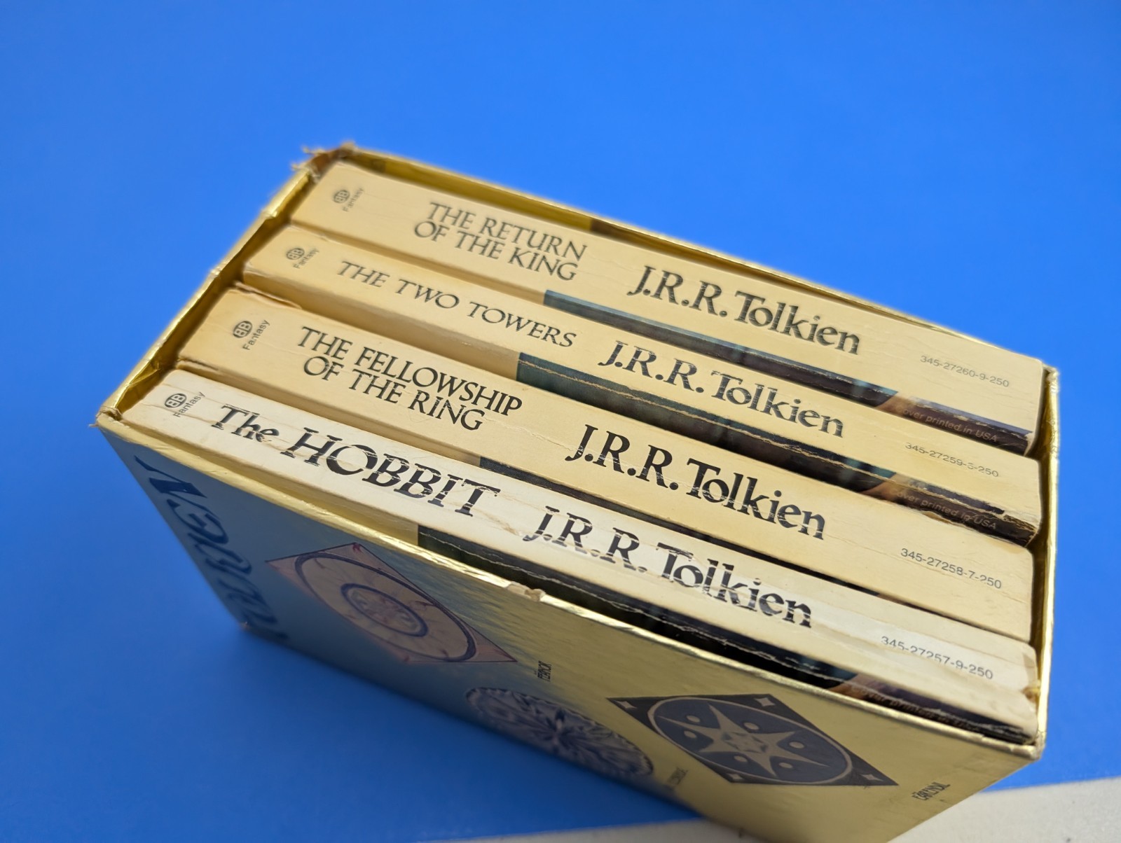 1977 Tolkein Book Set Hobbit Lord of the Rings Ballantine Books