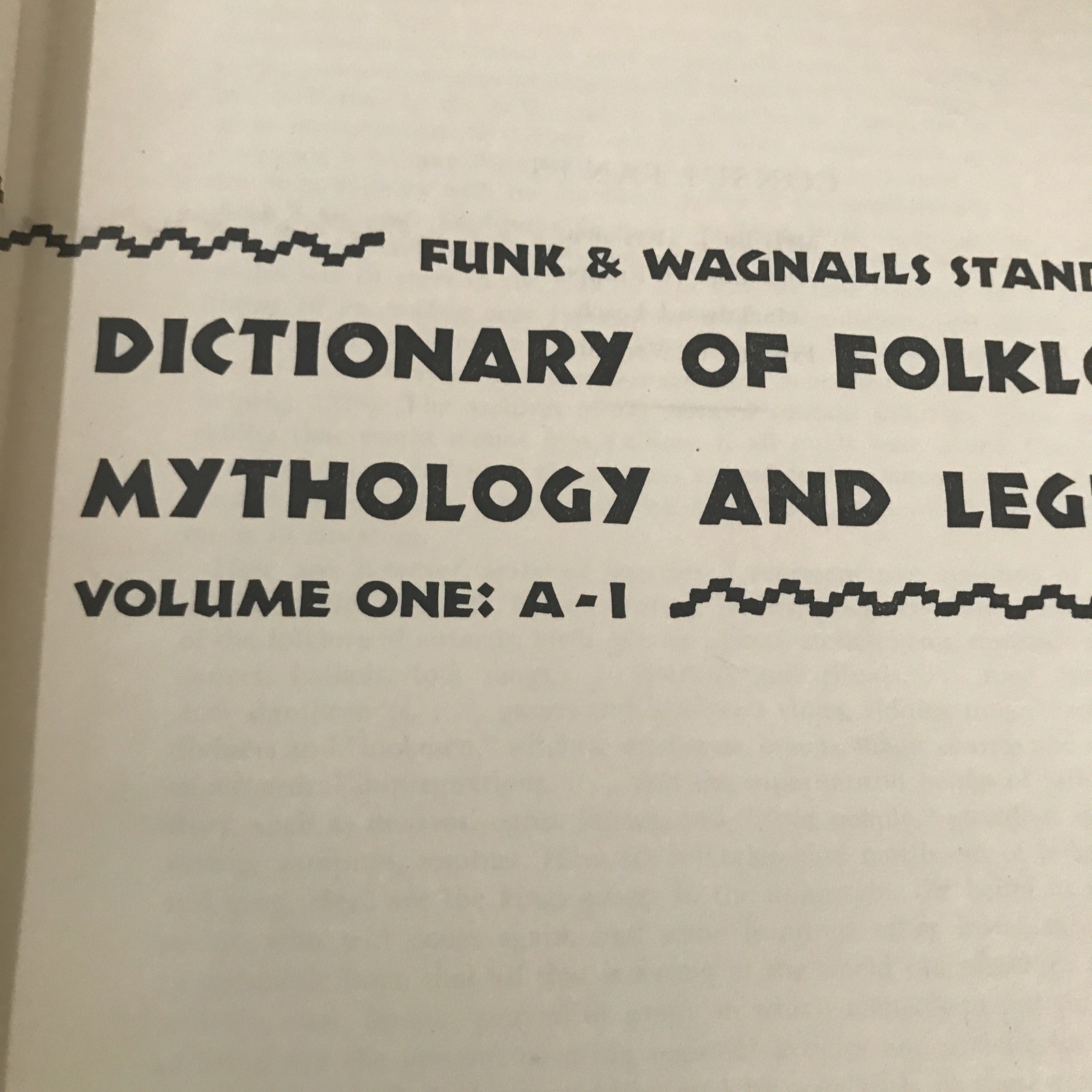 Funk & Wagnalls Standard Dictionary of Folklore Mythology and Legend. Two Vo…