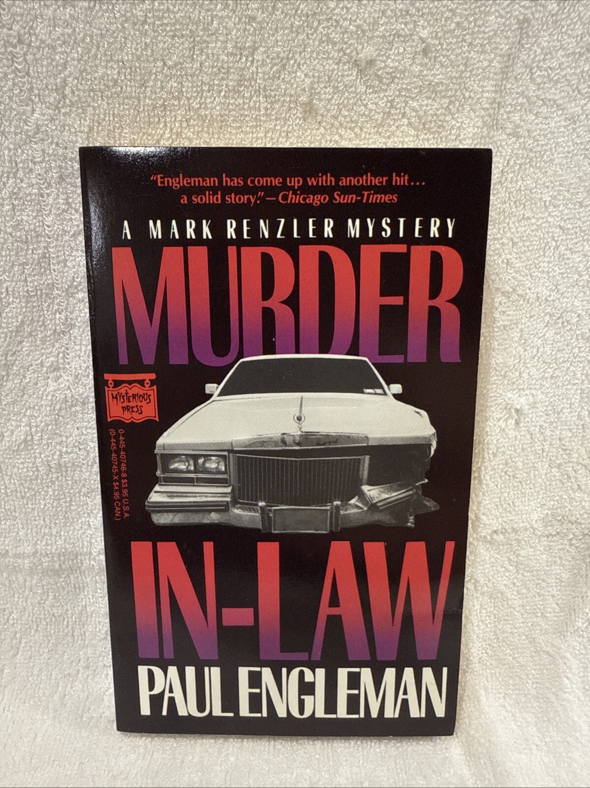 Murder-In-Law by Paul Engleman 1988 Mystery Press golf murder mystery paperback