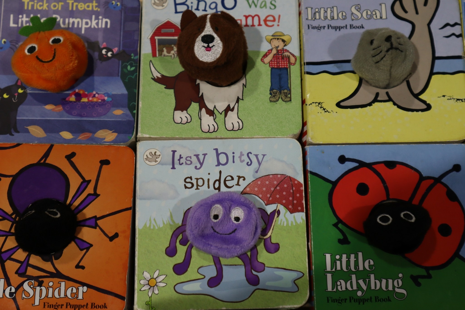 Lot of 10 Finger Puppet Board Books – Random Mix