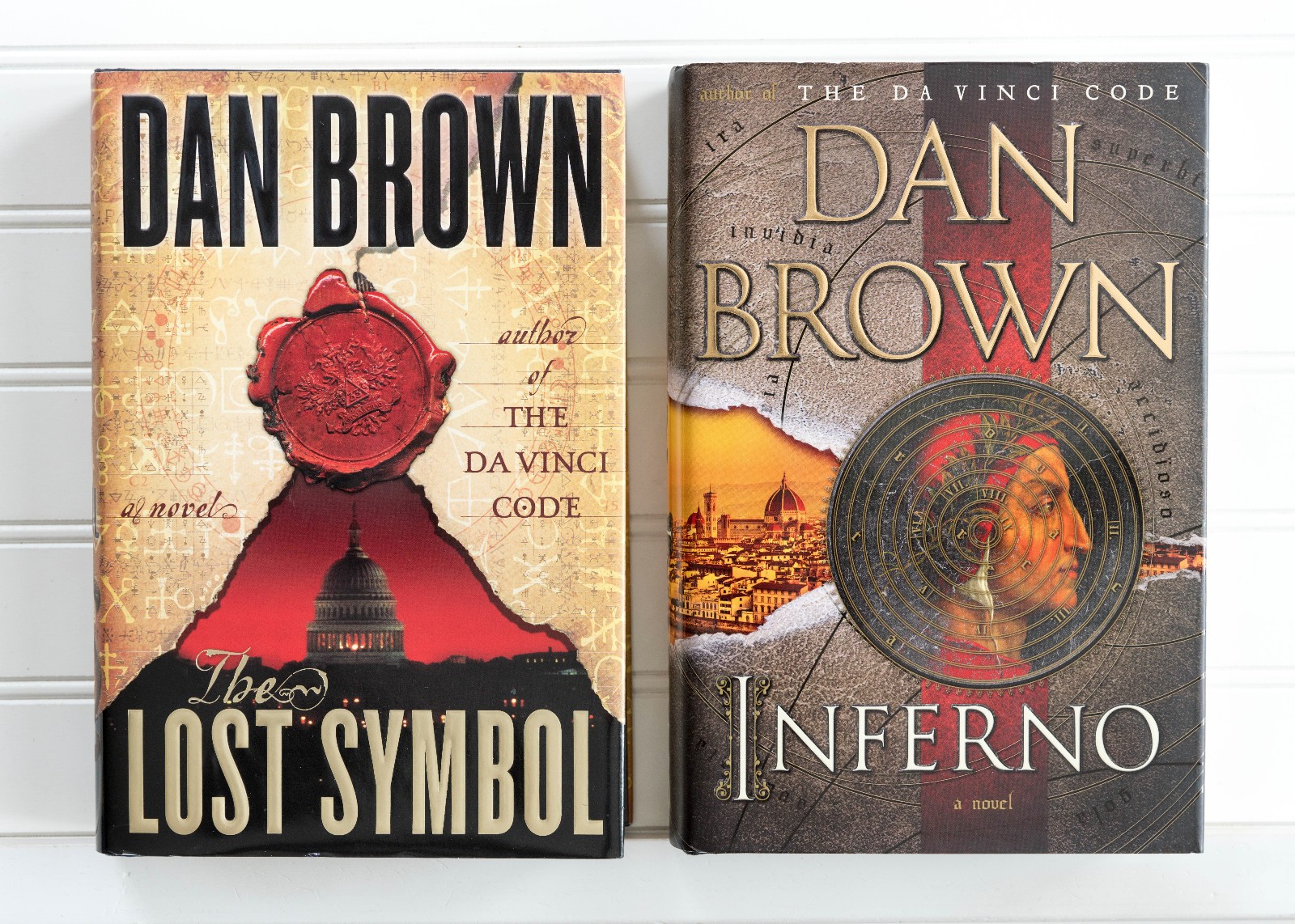 Dan Brown Complete Lot of 8 Set HARDCOVER Books Robert Langdon Series (#1-6)