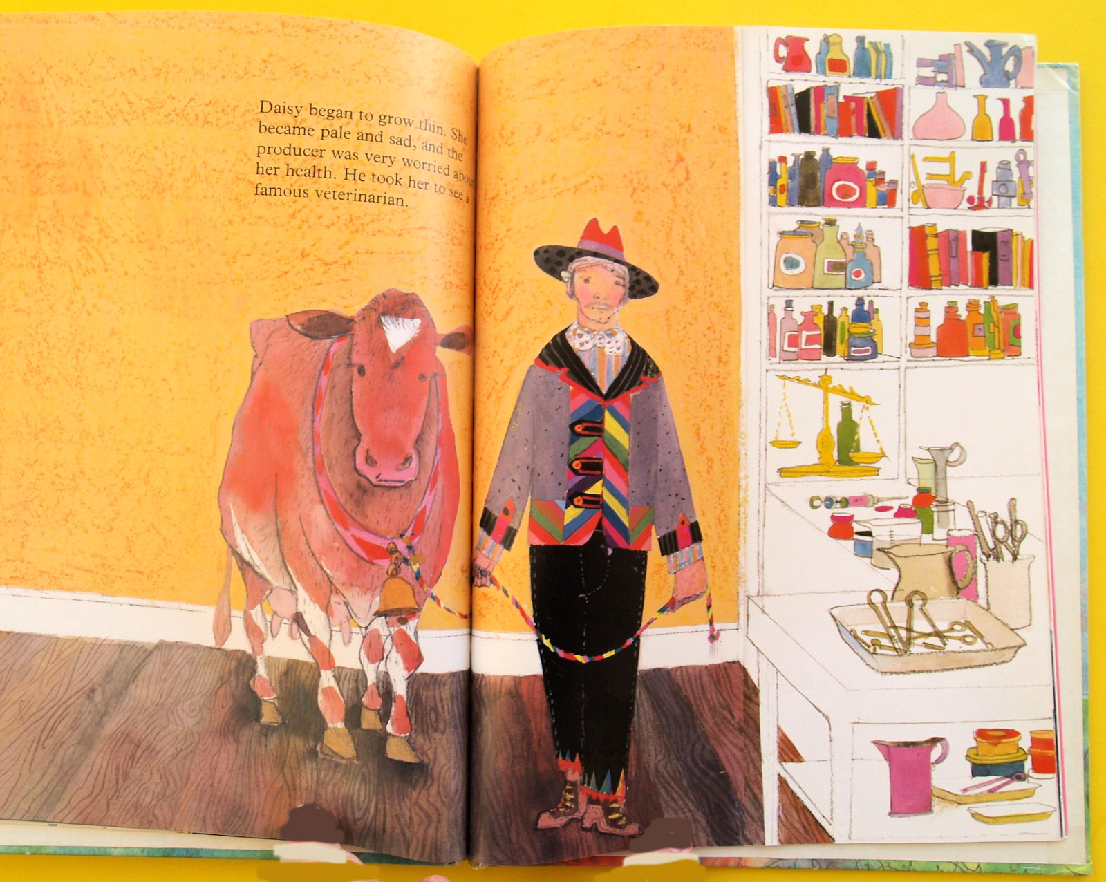DAISY—Hrdcover—1984 BRIAN WILDSMITH—UNIQUE PAGES FORMAT—CHARMING COLOR ILLUSTRAT