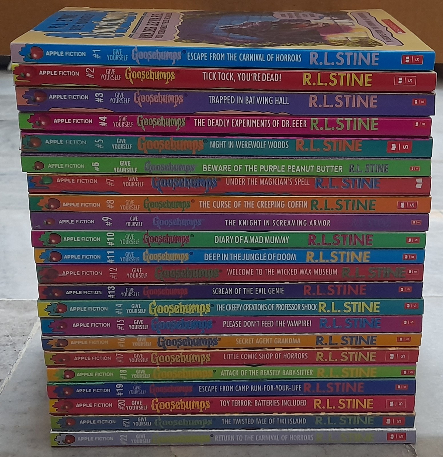 Give Yourself Goosebumps (#01-#42) Complete 42 Books Set, Reprint Ed, R.L. Stine