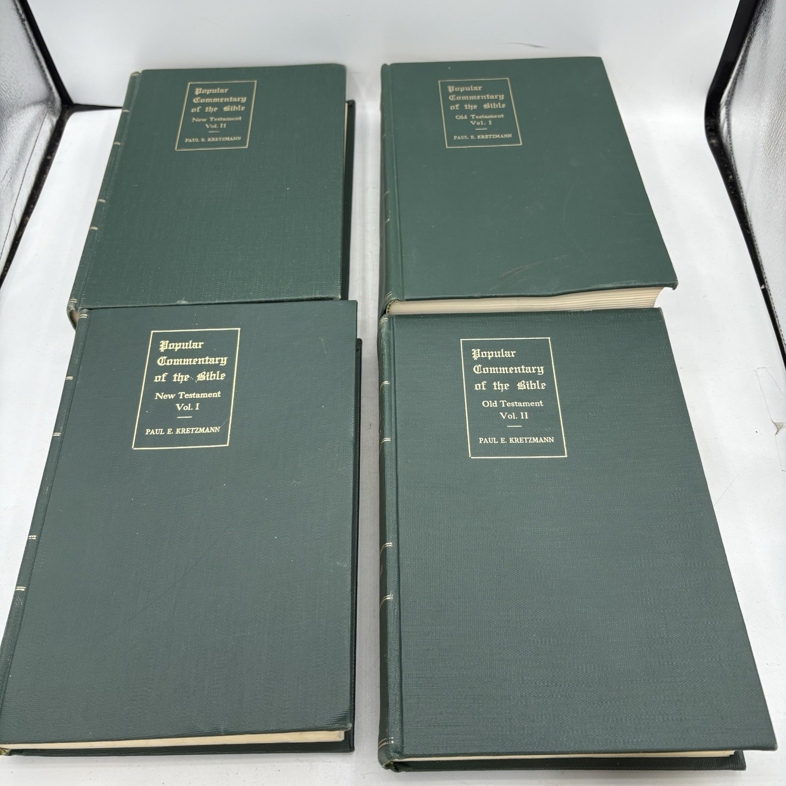 Popular Commentary of the Bible Kretzmann 1920s Hardcover 4 Volume Set OT NT