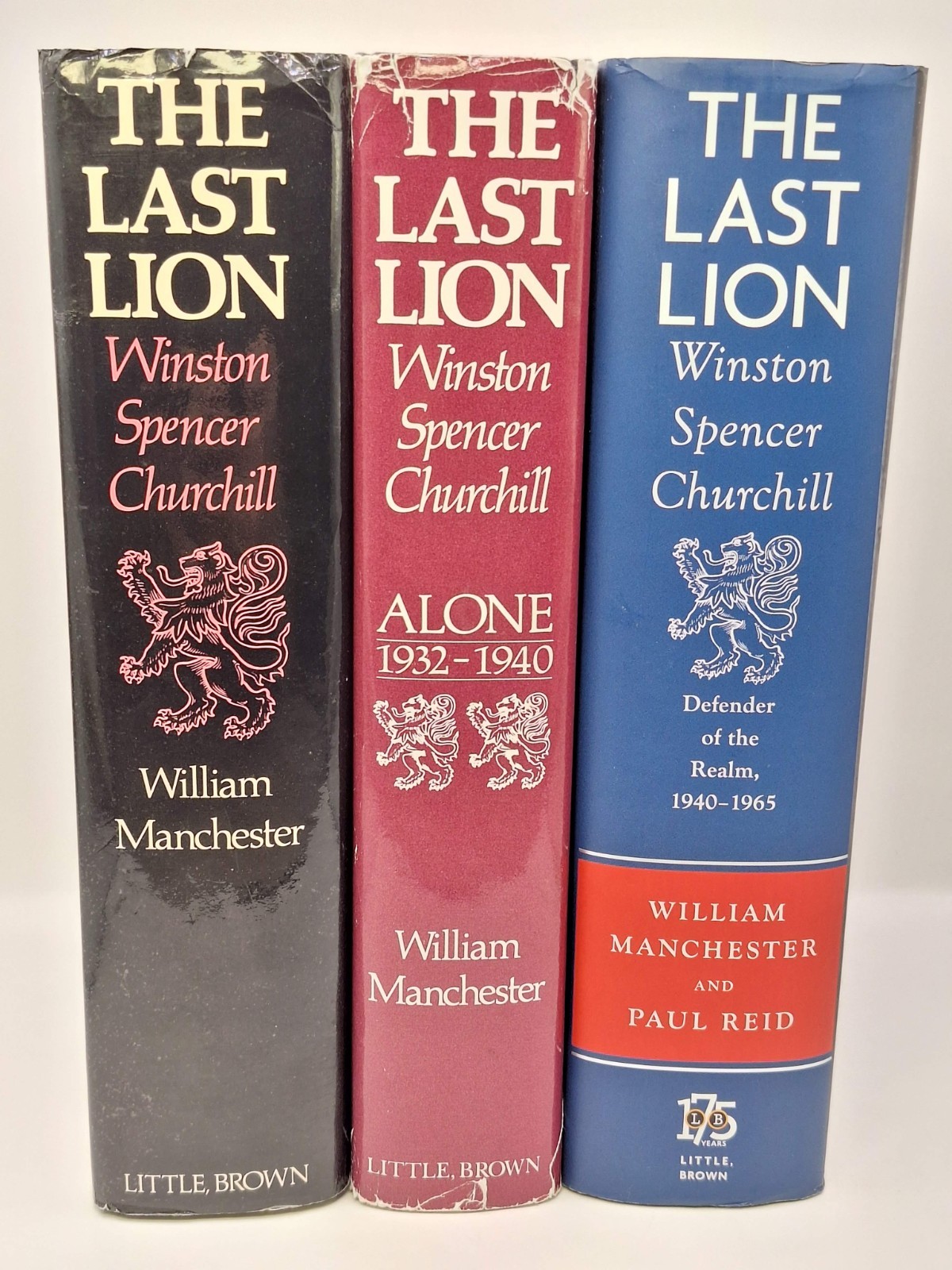 THE LAST LION 3 Volume Set William Manchester Hardcover First Editions