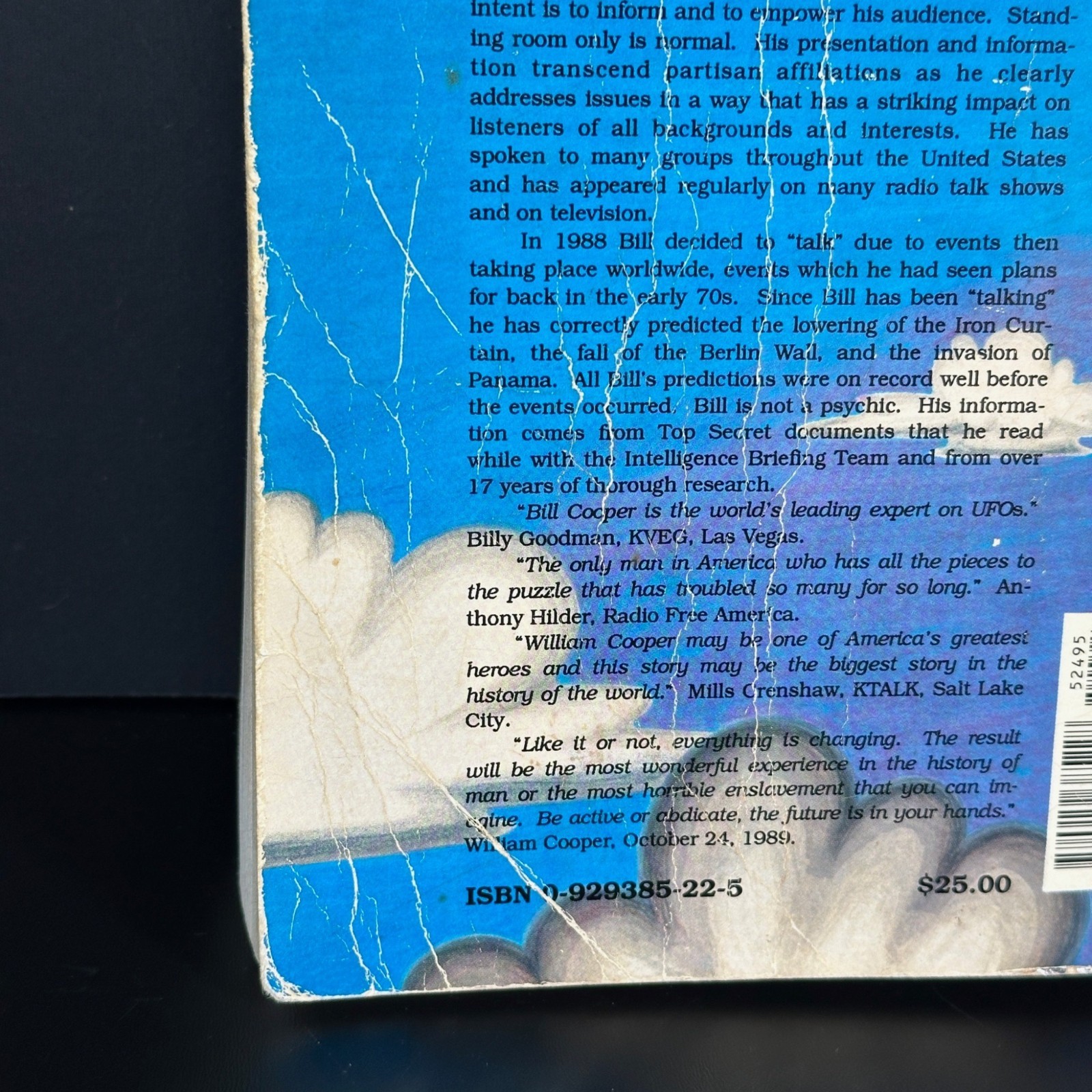 BEHOLD A PALE HORSE William Cooper 1991 500 Pages UNREVISED Protocol of Zion CFR