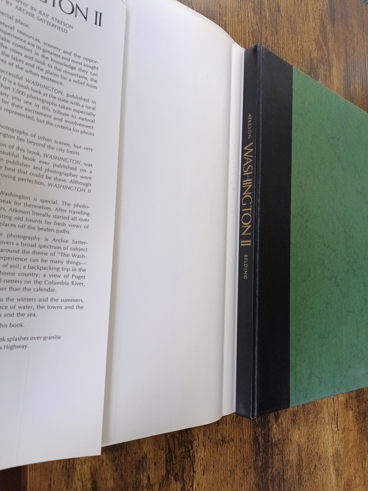 Washington II By Ray Atkeson 1973 Hardcover Coffee Table Book