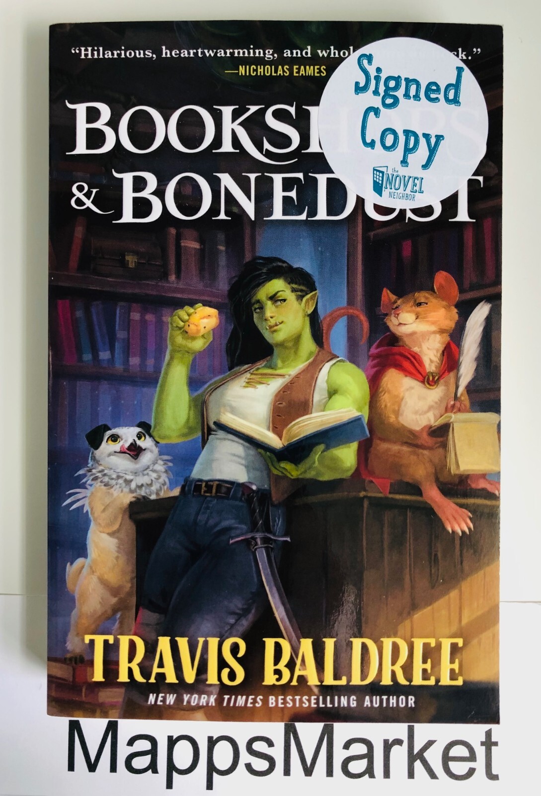 SIGNED Legends & Lattes and Bookshops & Bonedust by Travis Baldree Trade PB NEW
