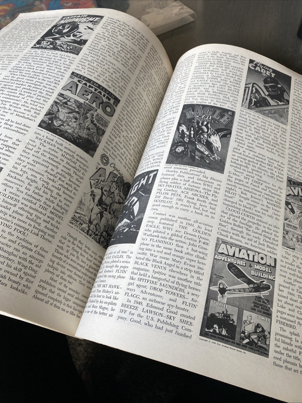 VTG 1972 HISTORY OF COMICS 2 STERANKO SUPERGRAPHICS CAPT AMERICA FURY