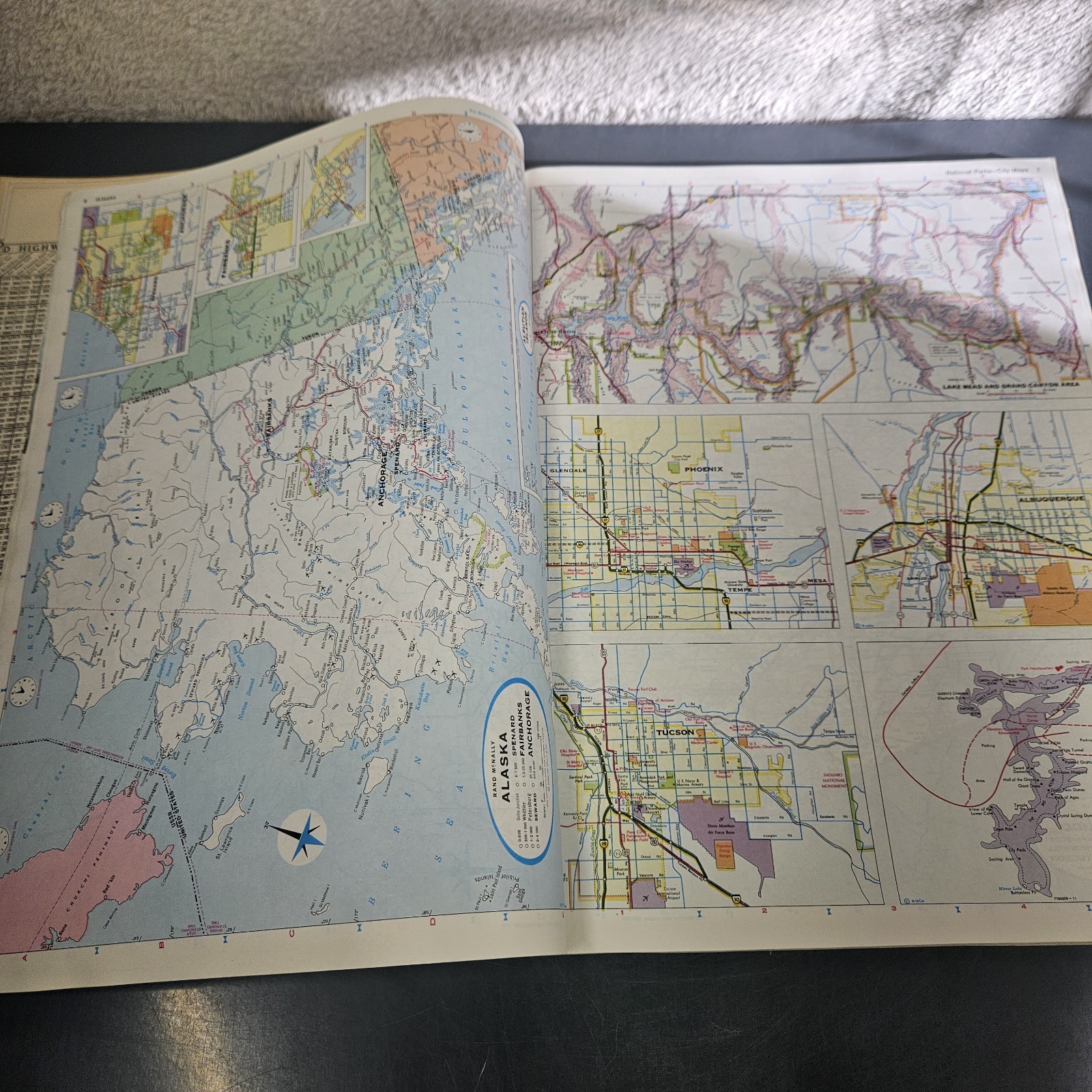 Mayflower Rand McNally Road Atlas US Canada Mexico Map 1971 National Parks