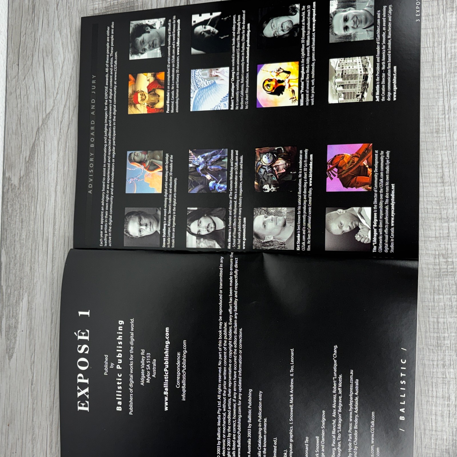 Expose 1-10 Complete Set Collectible Art Books Finest Ballistic Publishing RARE