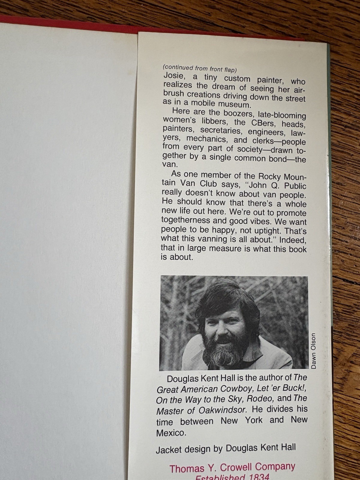 Van People: The Great American Rainbow Boogie Douglas Kent Hall (HCDJ,1977) Boho