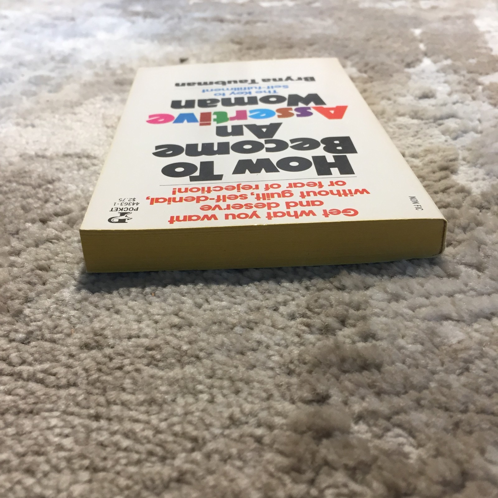 How To Become An Assertive Woman Bryna Taubman 1976 Pocket Books Self Help Book