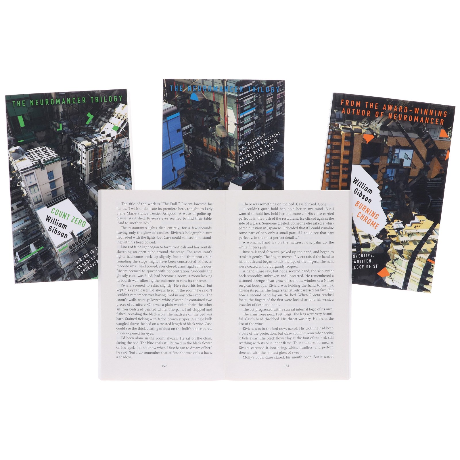 Sprawl Series by William Gibson 4 Books Collection Set – Fiction – Paperback