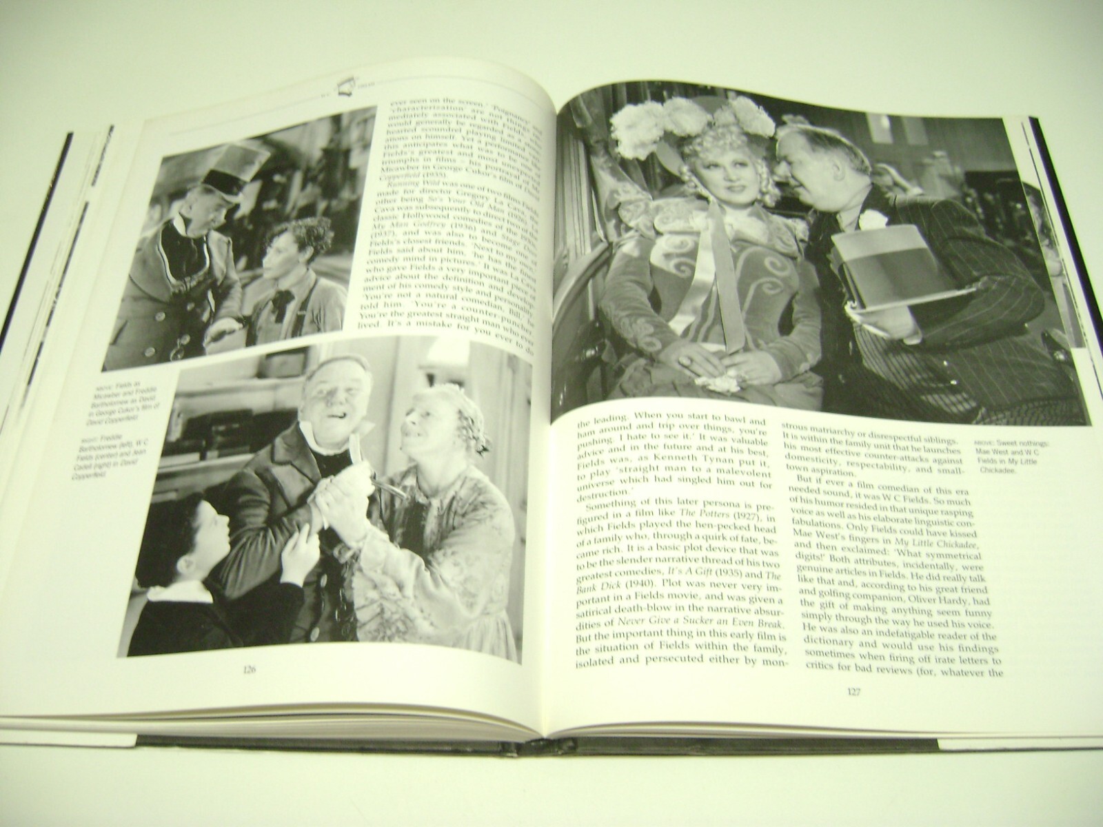Huge 1995 Hardcover Book, CLASSIC MOVIE COMEDIANS, Packed with Photos, 176 pages