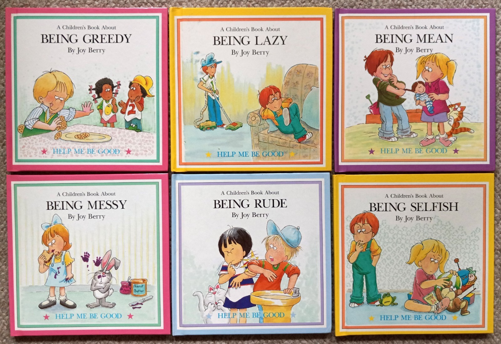 COMPLETE SET of 29 Vintage 80s-HELP ME BE GOOD-Behavior-Morals-Manners-JOY BERRY