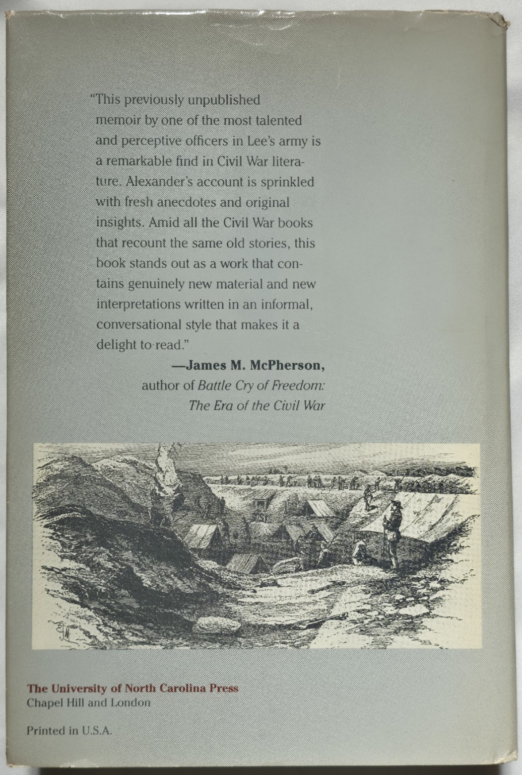 1989 Fighting for the Confederacy General Edward Porter Alexander Civil War