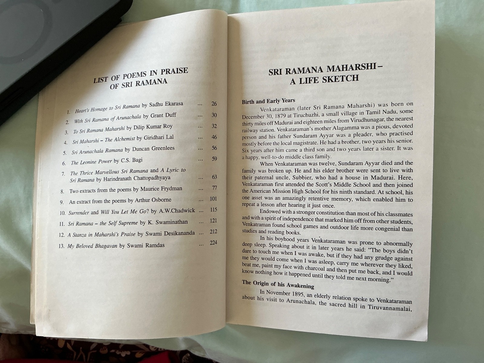 FACE TO FACE WITH SRI RAMANA MAHARSHI By & LAXMI NARAIN 2007 **Excellent**