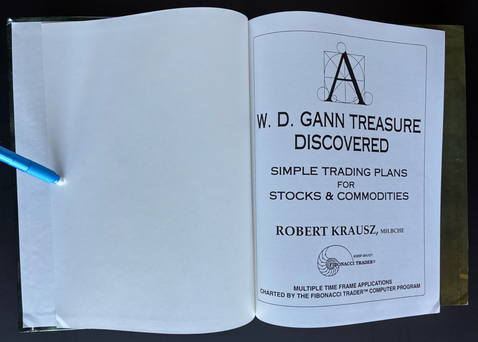 W. D. Gann Treasure Discovered, Robert Krausz 1996 ISBN: 0970146205 HC + Tape