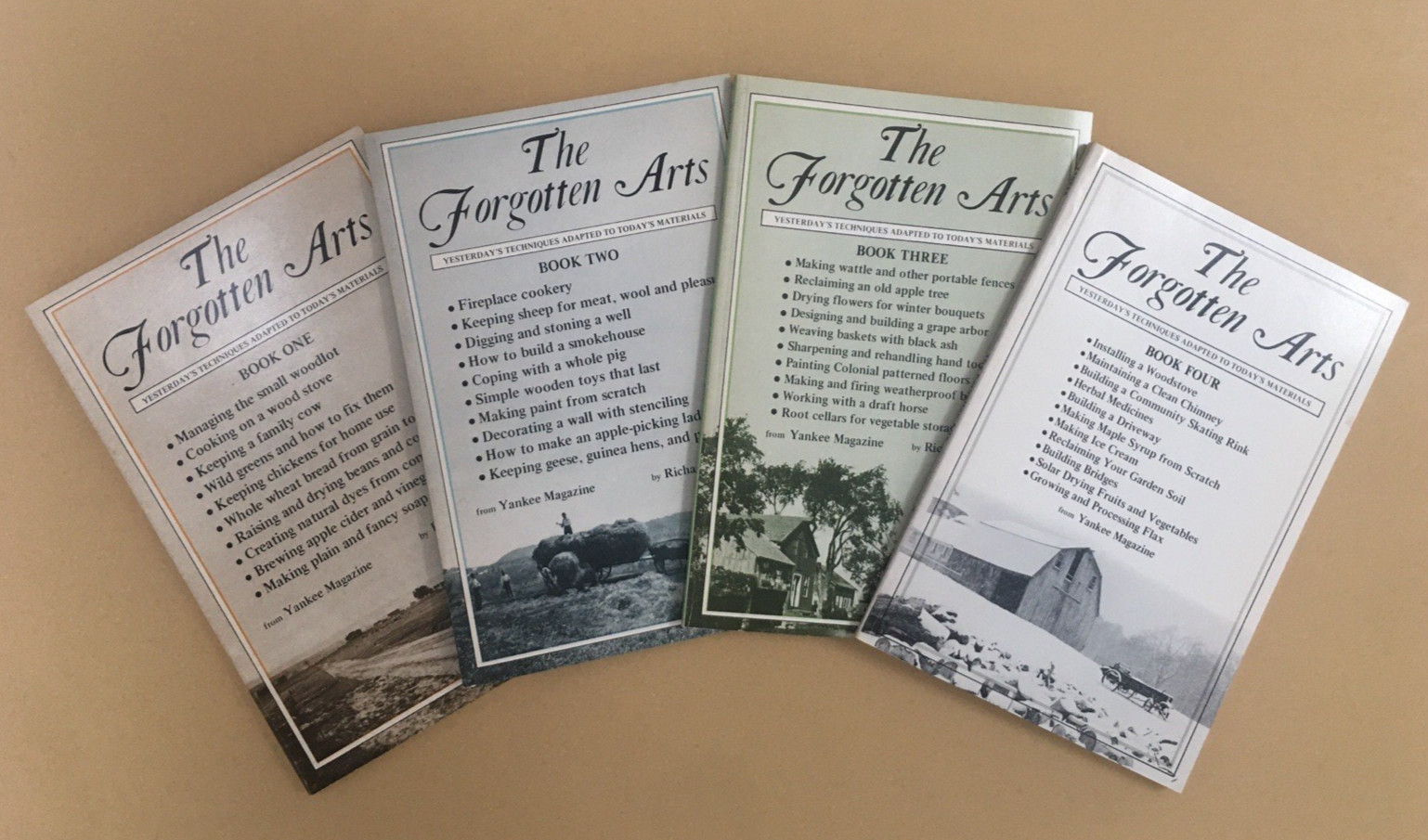 The Forgotten Arts Yesterday’s Techniques Set 4 Books Yankee 1979 2nd Printing