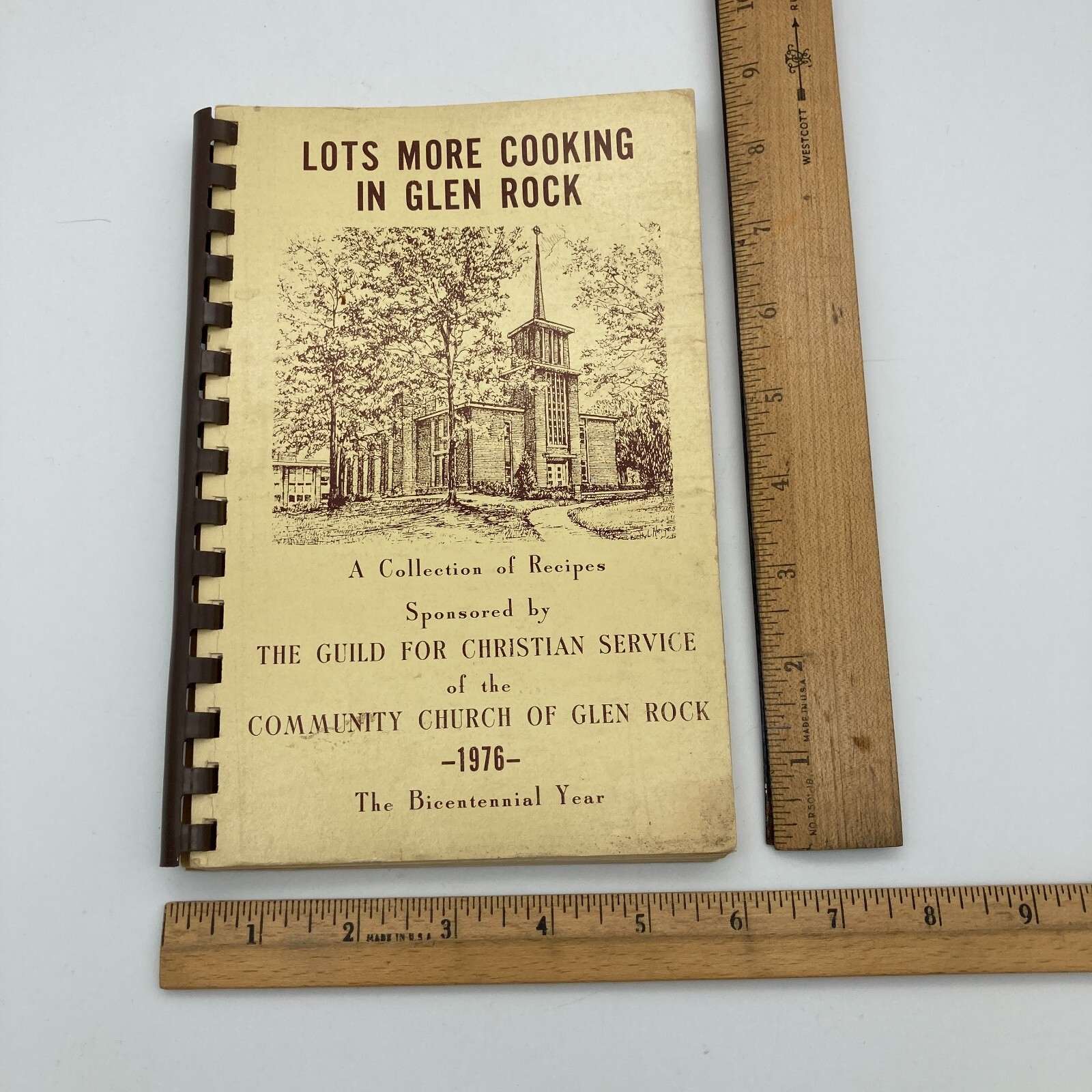 Lots More Cooking In Glen Rock NJ Cookbook 1976 Spiral PB 88 Typed Pages Local