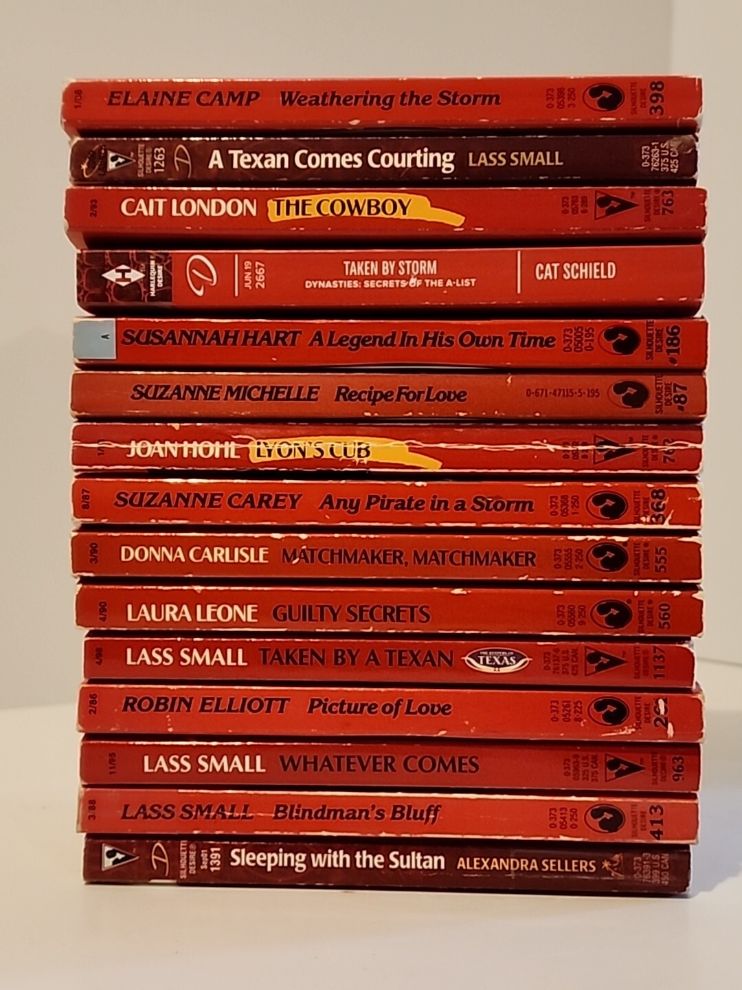 Lot of 100 Harlequin/Silhouette Desire Romance Paperbacks Random Mix Vintage