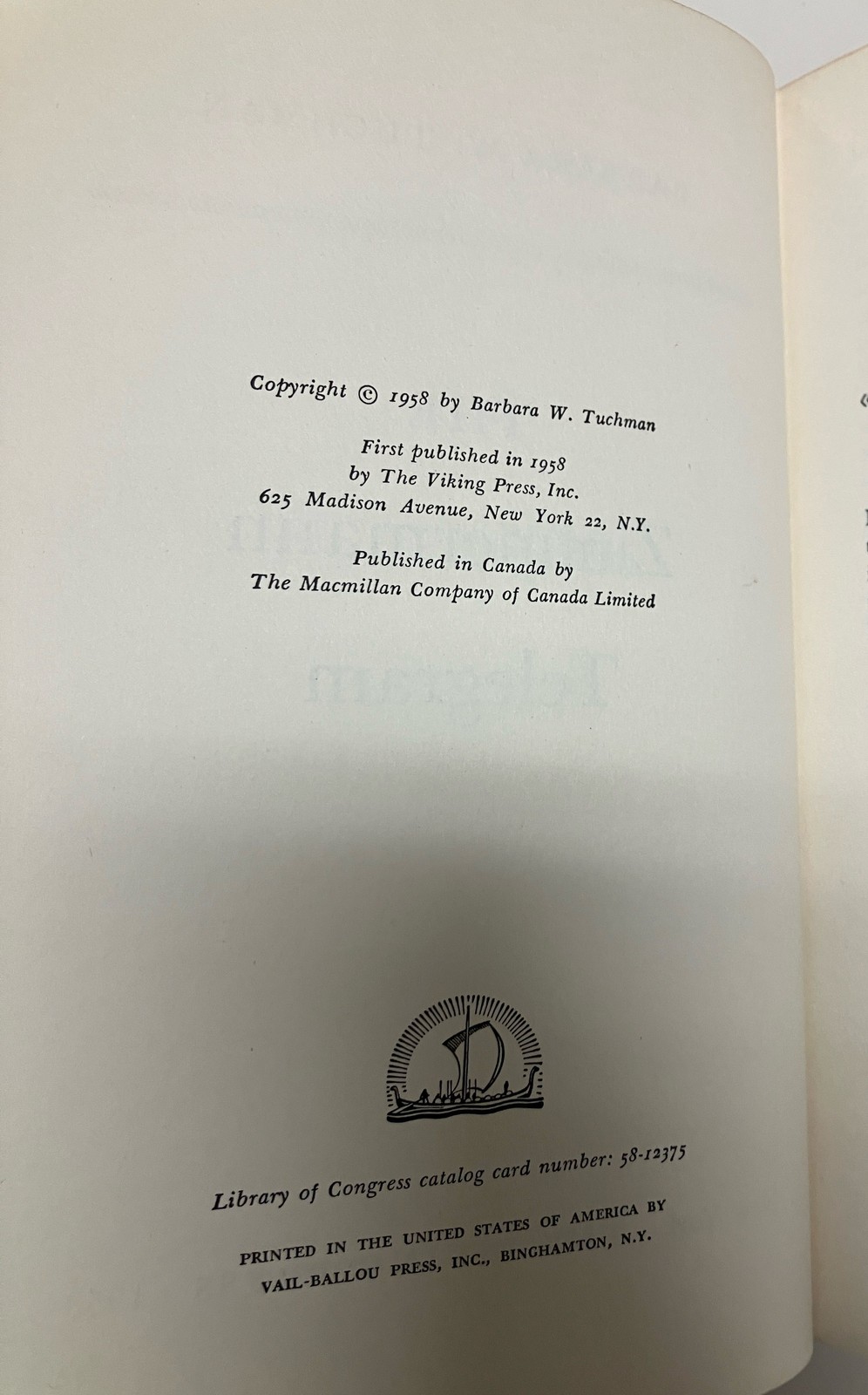 The Zimmerman Telegram by Barbara W. Tuchman Hardcover 1st Edition