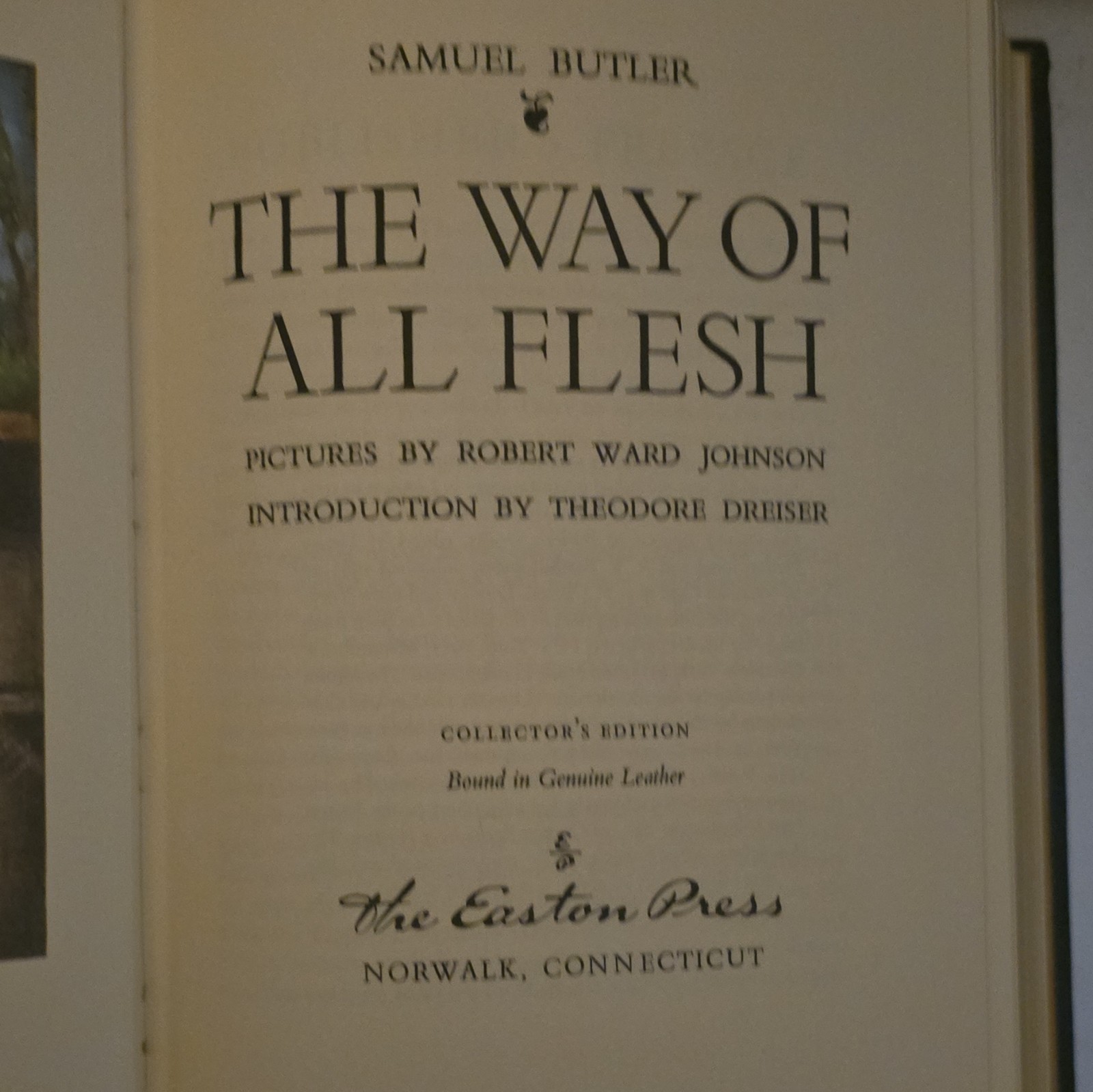 Easton Press 1980 Collector Ed. The Way of All Flesh by Samuel Butler