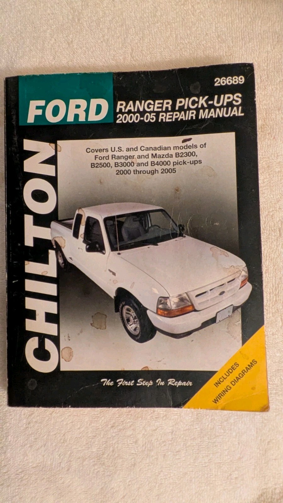 CHILTON FORD RANGER PICK-UPS 2000-2005 REPAIR MANUAL, 2007, PB, Mechanical