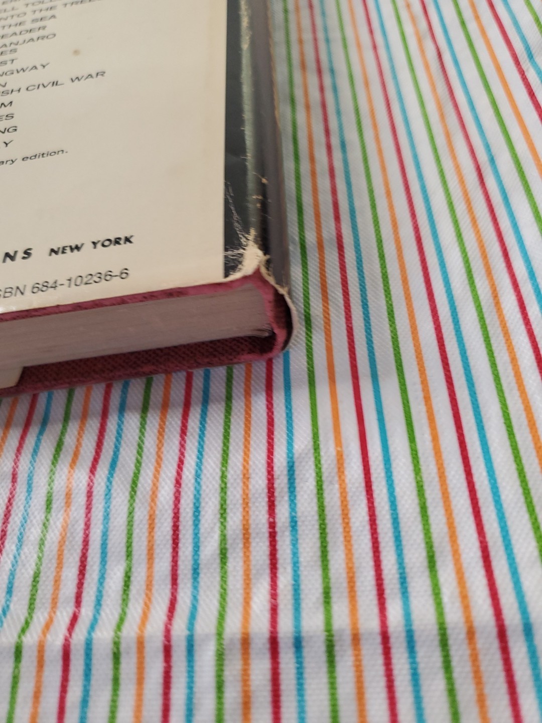 „A Farewell to Arms“ by Ernest Hemingway (1969) Scribner – Vintage Hardback