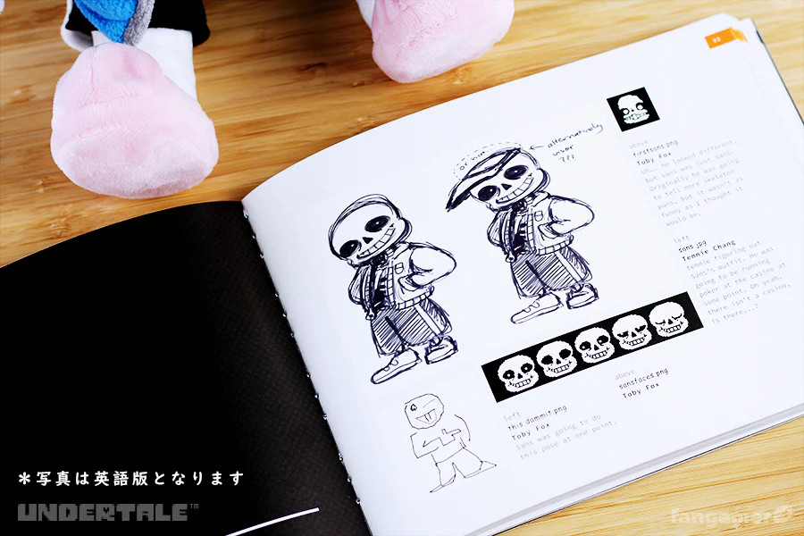 UNDERTALE Art Book Japanese Edition 228 Pages Full Color Toby Fox Fangamer Japan