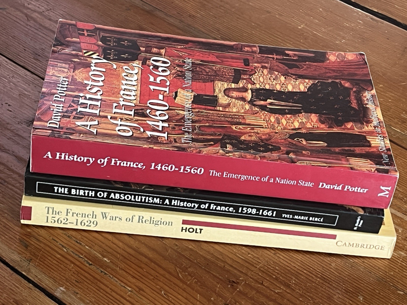 Lot of 3 French History Books – Potter, Holt, Bercé – France 1460–1661