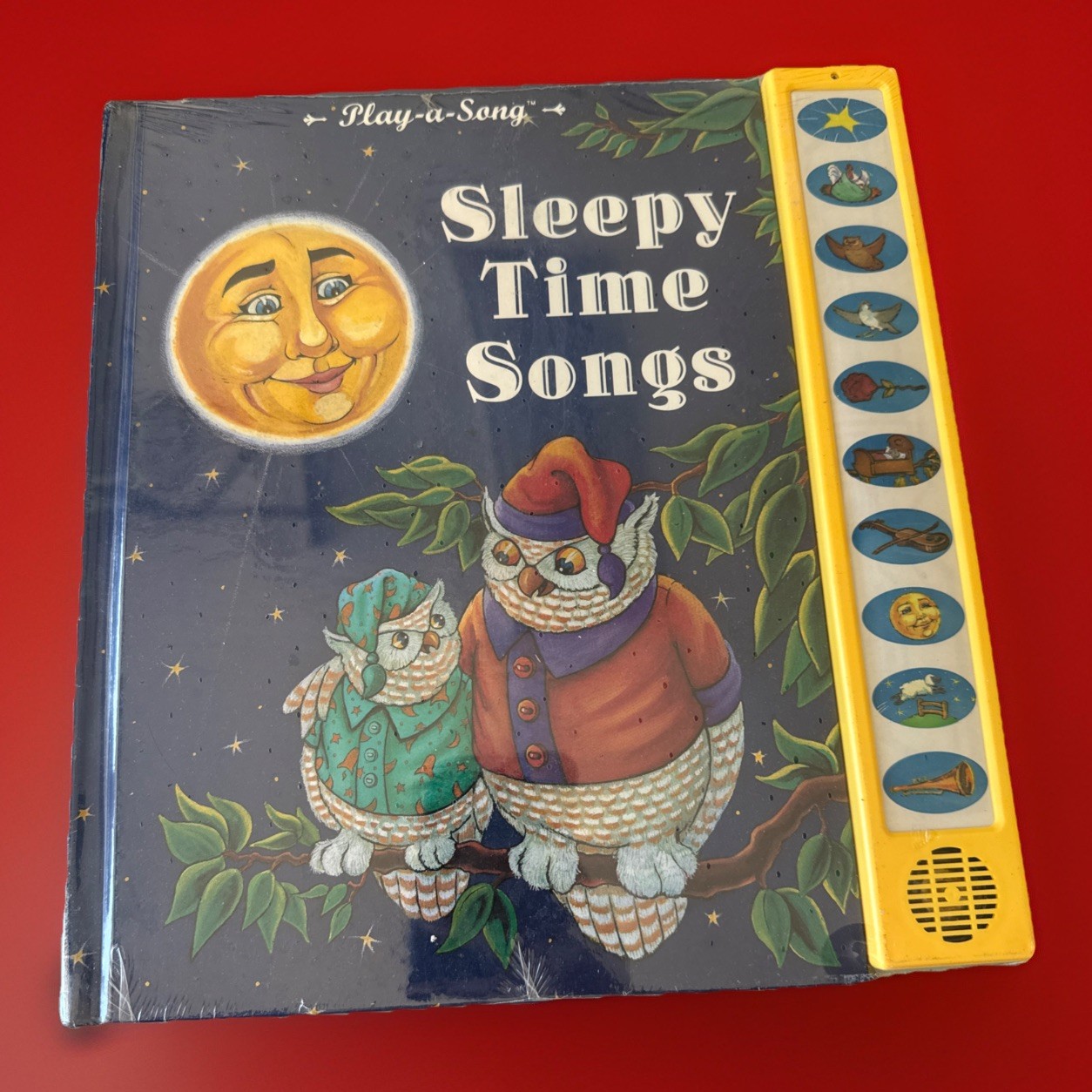 SEALED Rare 1994 Play-A-Song Sleepy Time Songs Hardcover Musical Children’s Book