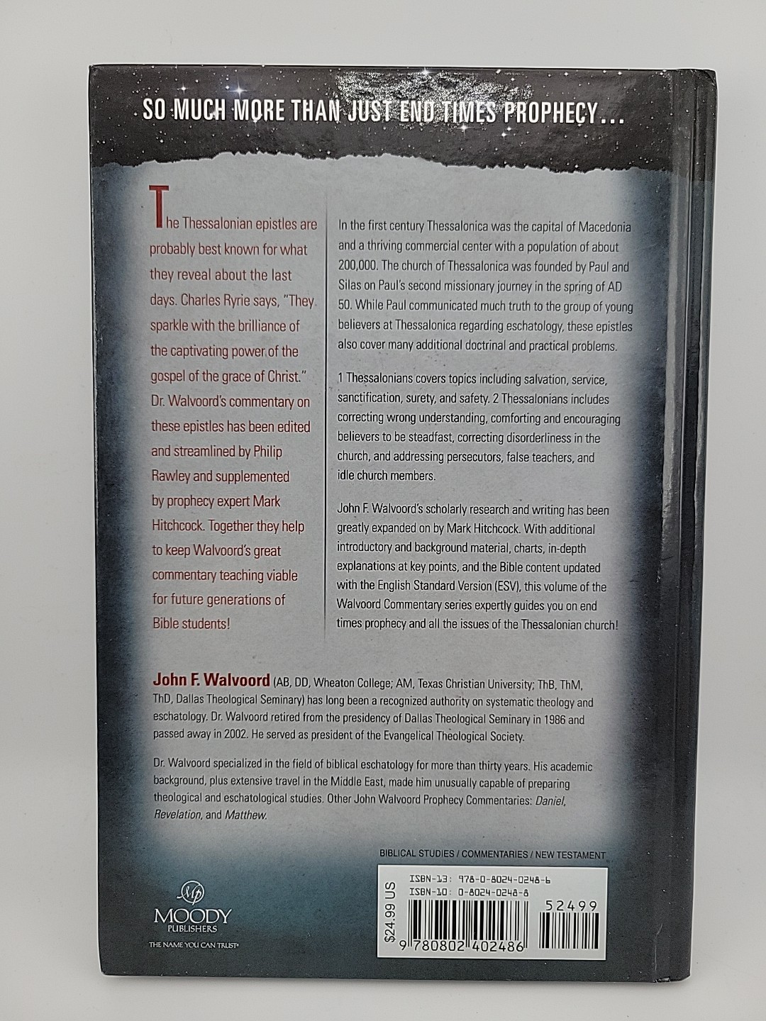 1 & 2 Thessalonians Commentary by John F. Walvoord & Mark Hitchcock (Hardcover)