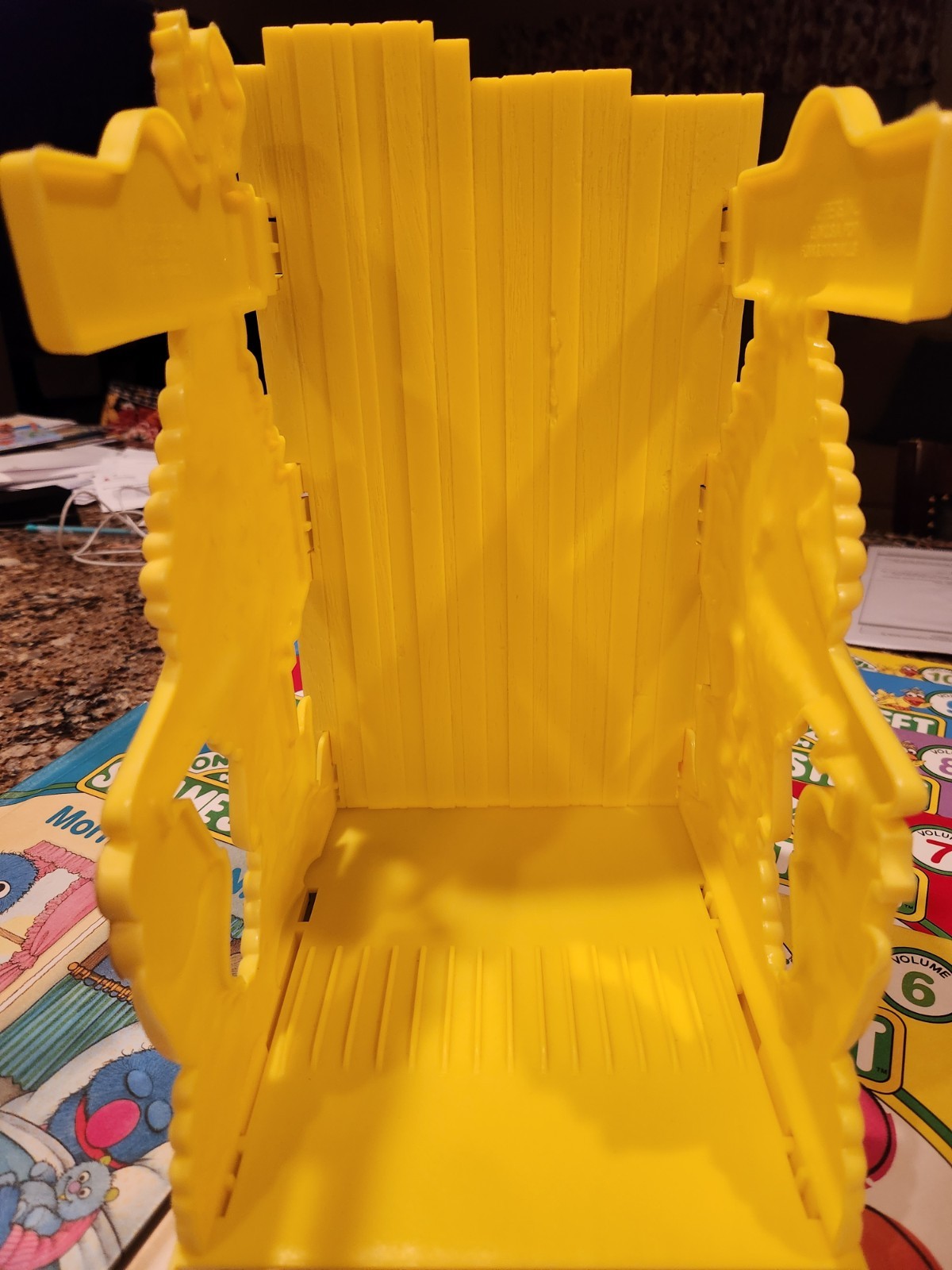 1989 On My Way w/ Sesame Street Library Complete 15 Volume Set, Big Bird Stand