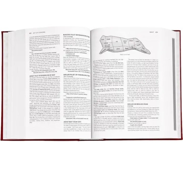 Joy of Cooking 2006 Special Edition Red Vachetta Leather Hardcover Irma Rombauer
