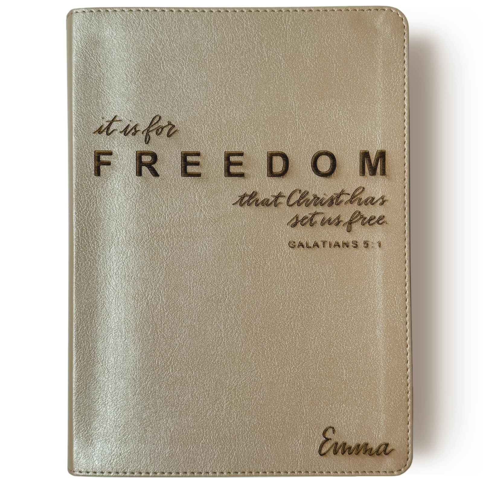 FREEDOM CSB She Reads Truth Bible – Christ Has Set Us Free – Custom Engrave Name