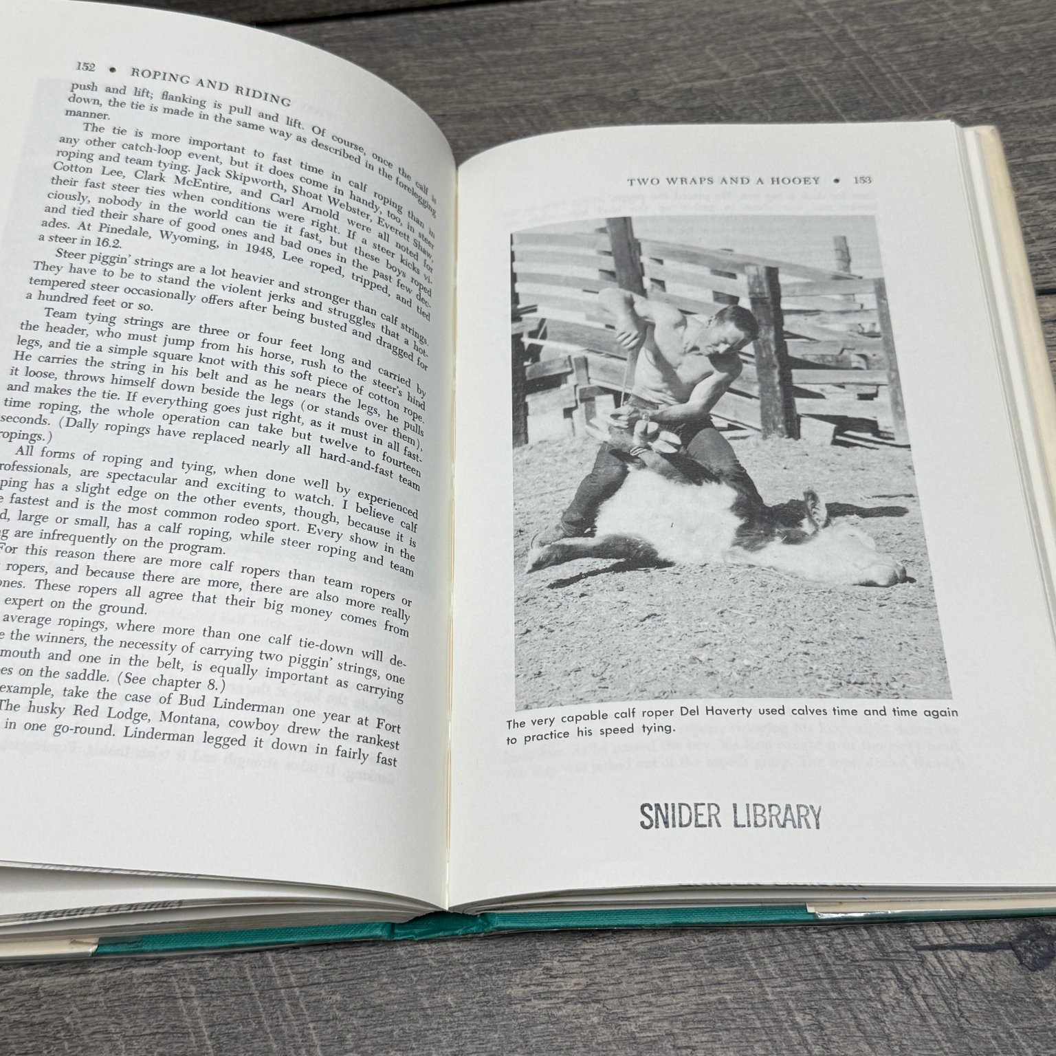 Roping and Riding Porter 1975 First Edition Rodeo Cowboy Western A.S. Barnes