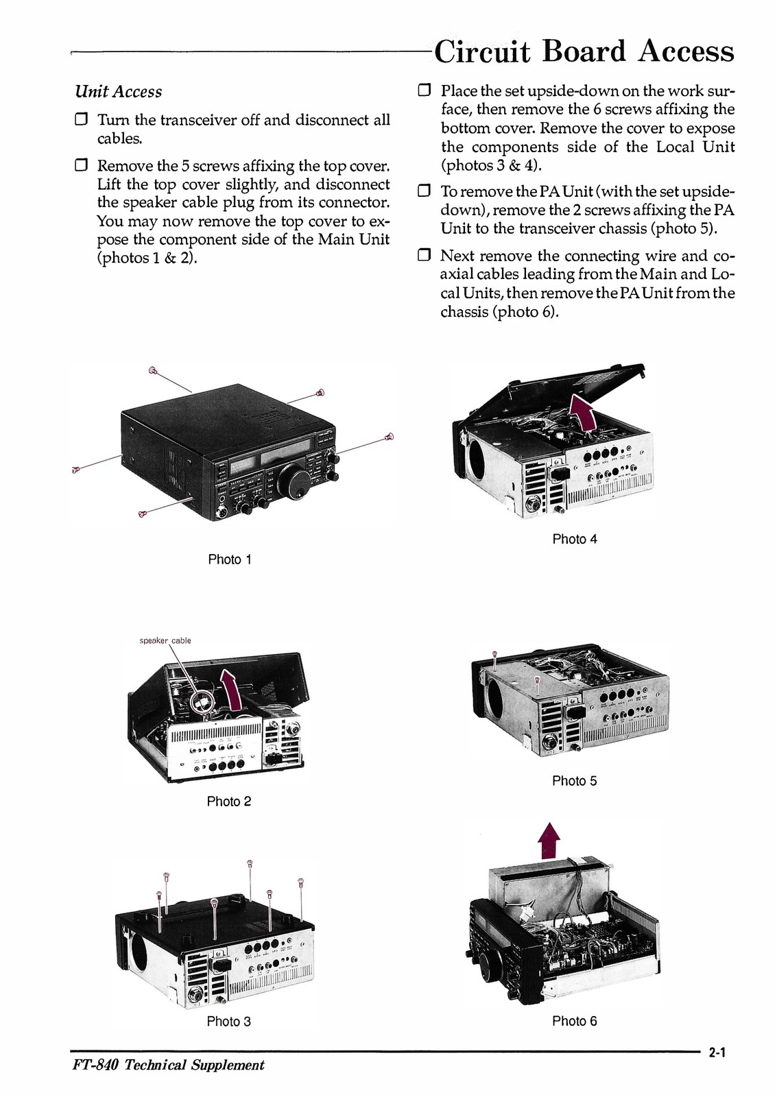 YAESU FT-840 HF Transceiver Service Manual – BOUND – COVERS – XL FOLDOUT PAGES
