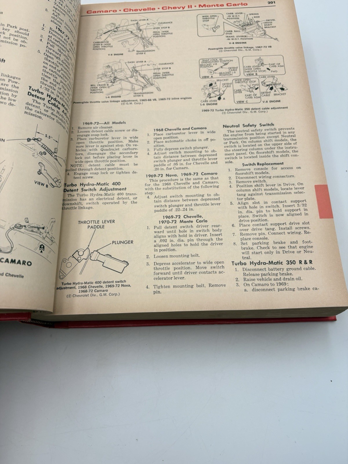 Chilton’s Auto Repair Manual 1972 American Cars 1965-72 Illustrated