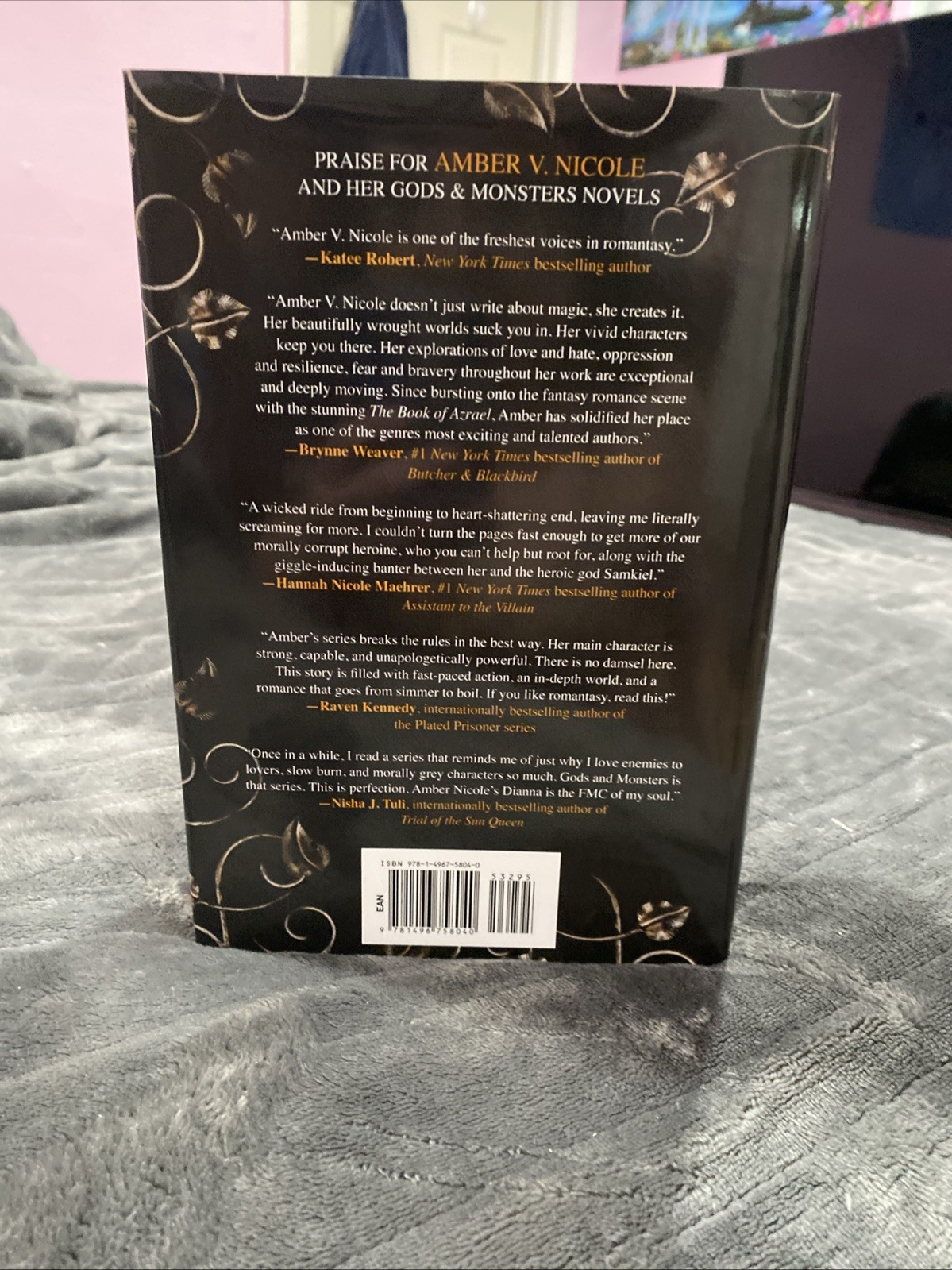 Book of Azrael Book 1 of the Gods & Monsters Series by Amber v. Nicole