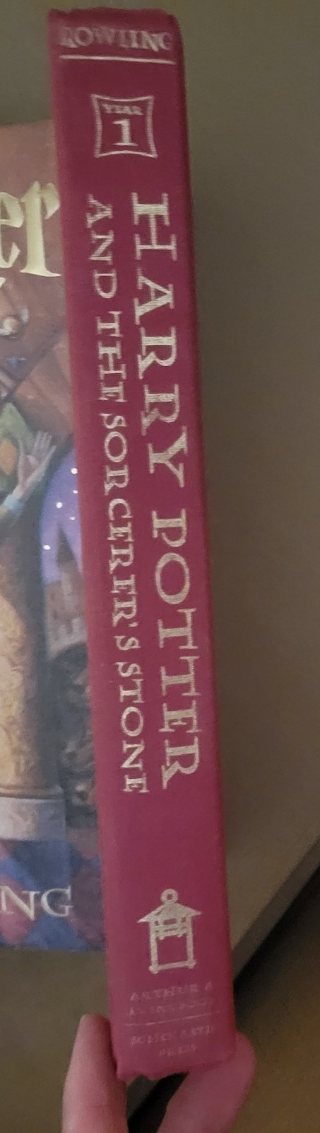 1998 1st US Edition Year 1 HARRY POTTER AND THE SORCERER’S STONE J. K. Rowling