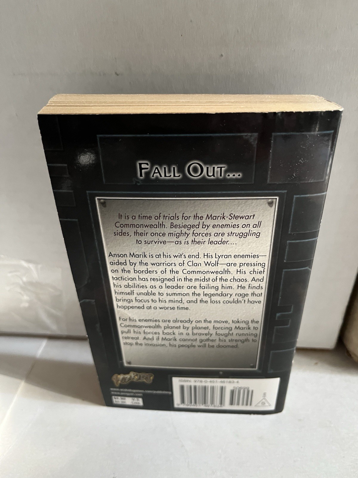 MACHWARRIOR Dark Age: The Last Charge by Jason M. Hardy ROC PB 2007 1st Print