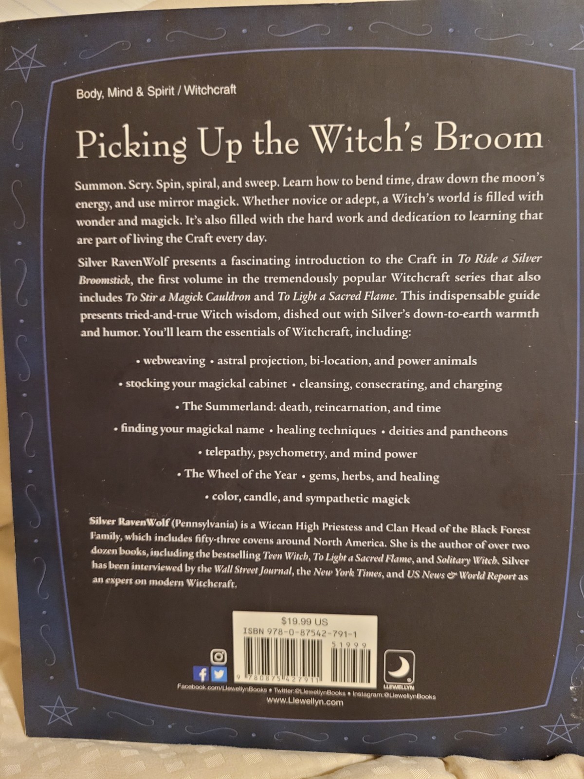 Silver RavenWolf To Ride a Silver Broomstick New Generation Witchcraft TPB 2nd