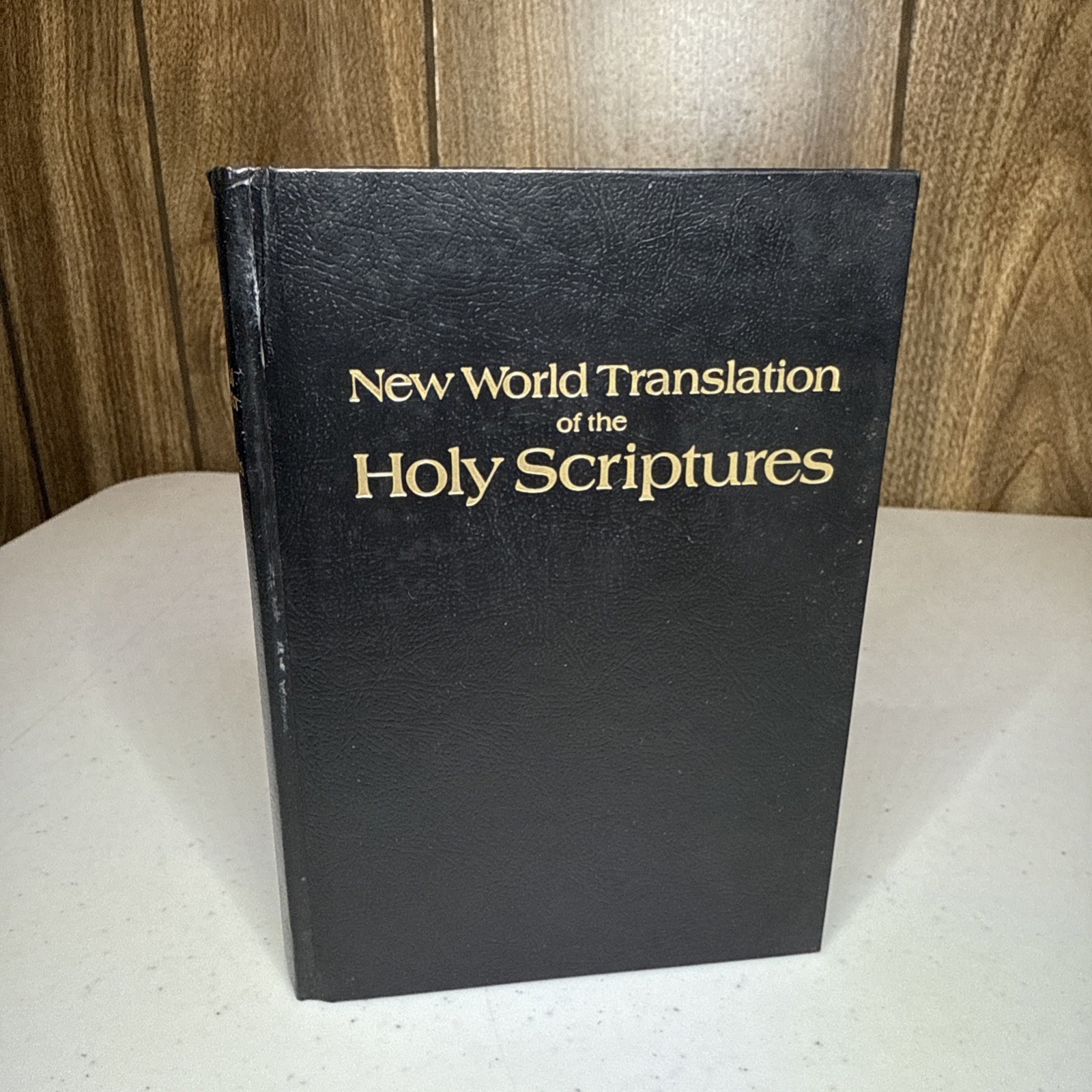 New World Translation of the Holy Scriptures Pocket Bible 1984 Faux Leather VTG