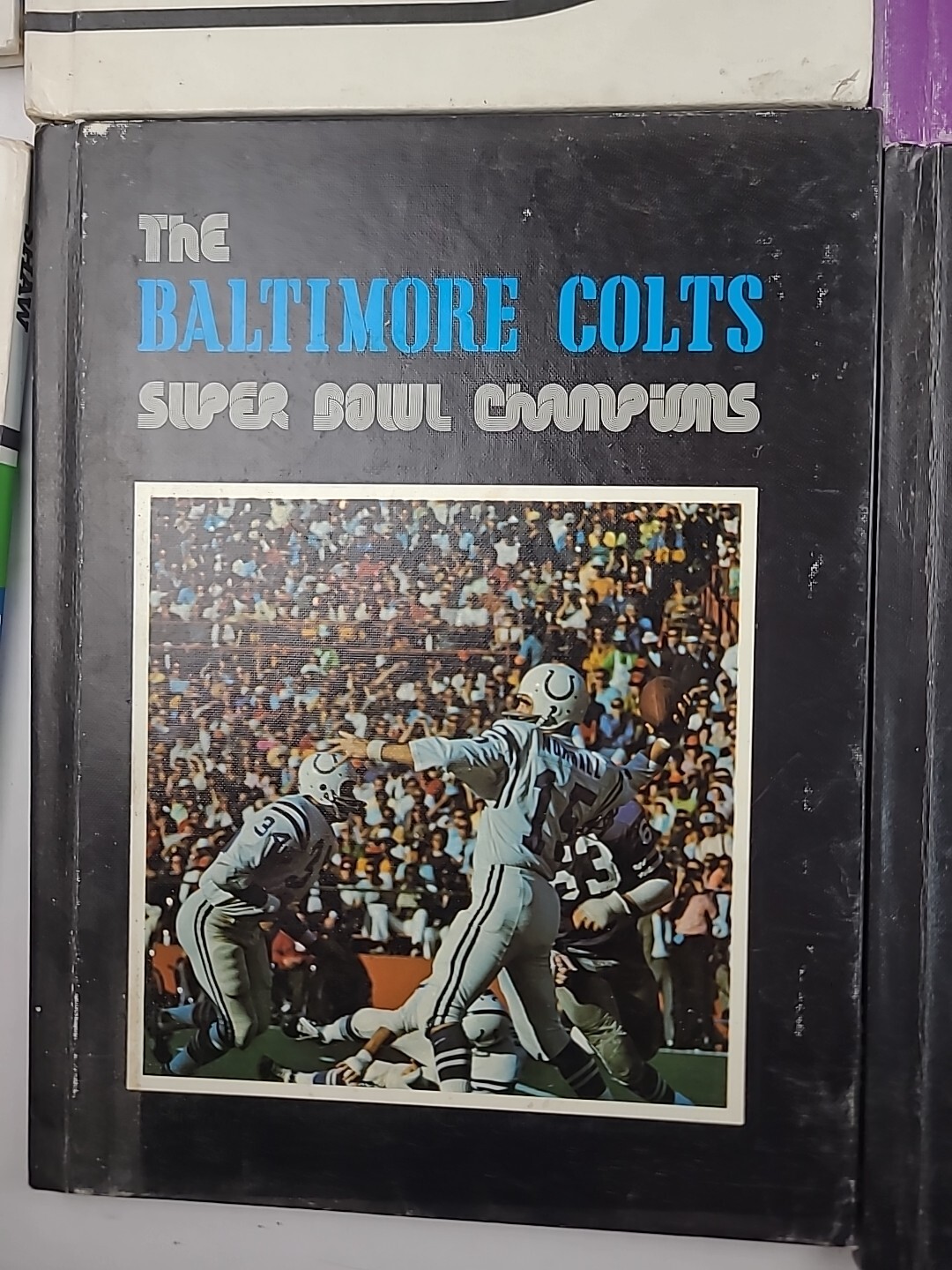 Vintage Sports Books Lot MLB NFL Muhammad Ali Johnny Unitas Superstar Superbowl