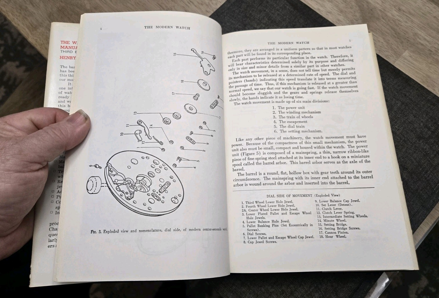THE WATCH REPAIRER’S MANUAL BY HENRY FRIED 1974 THIRD EDITION HC/DJ VERY NICE!