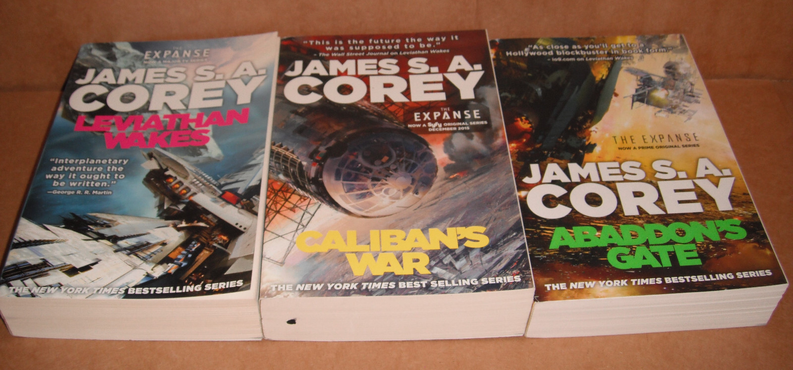 The Expanse Vol. 1,2,3 by James S. A. Corey Paperback